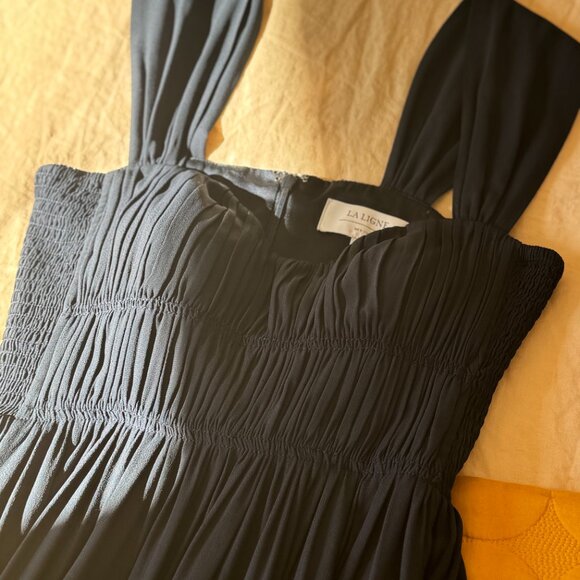 LA LIGNE FABIANA DRESS NAVY Blue DRESS SIZE S - Picture 6 of 9